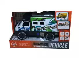 Грузовая 9896-6с, пластик, черный Racing Vehicle бело-синий